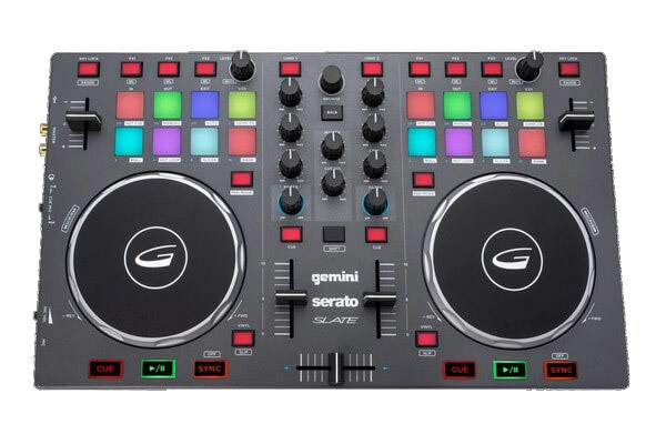 Gemini Slate is the best DJ controller under $200 for Serato players